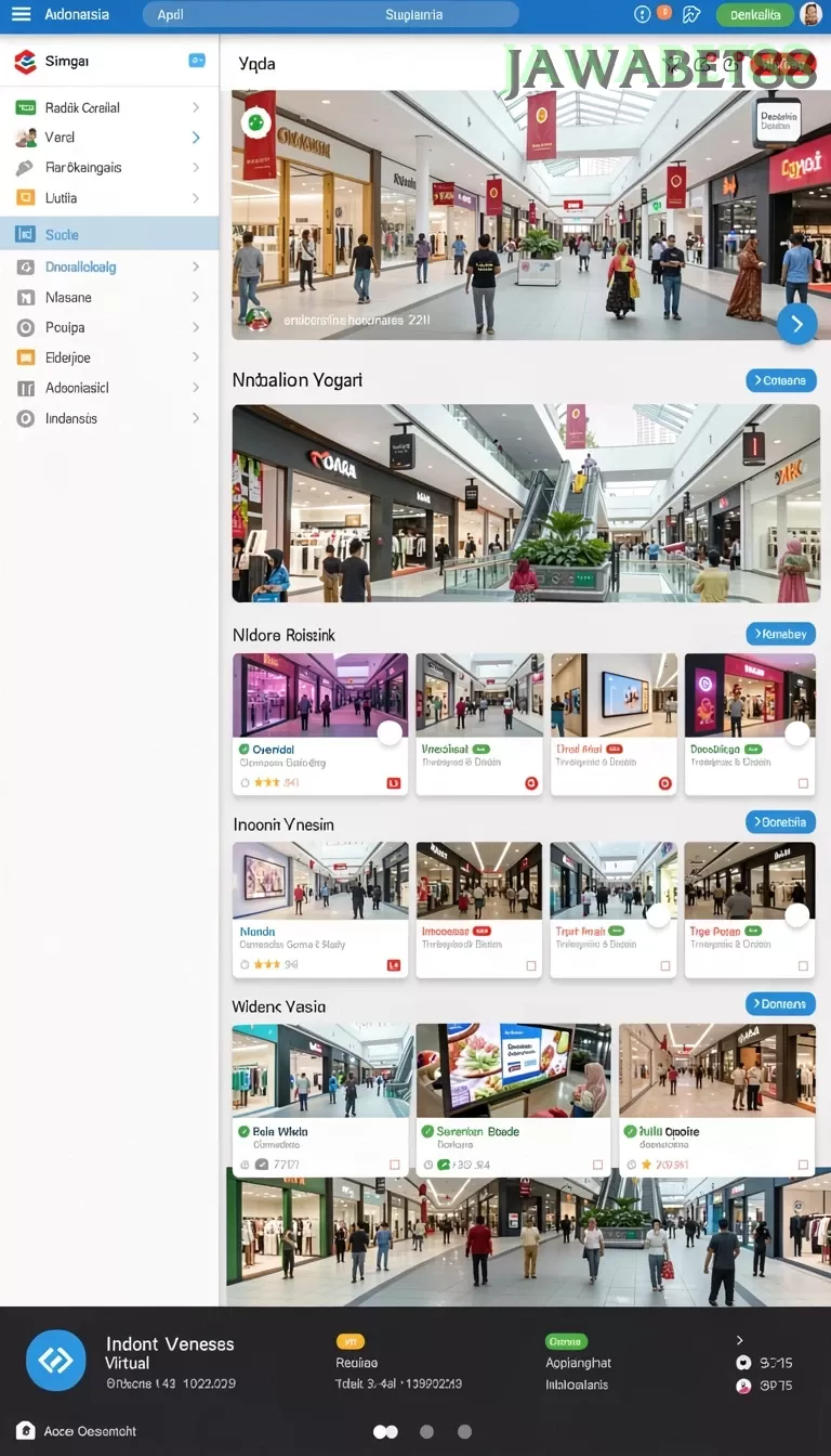 Cuplikan layar menu unduhan jawabet88 untuk perangkat Android